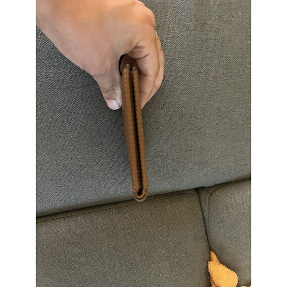 tommy hilfiger wallet mens Brown leather bifold - Picture 6 of 9